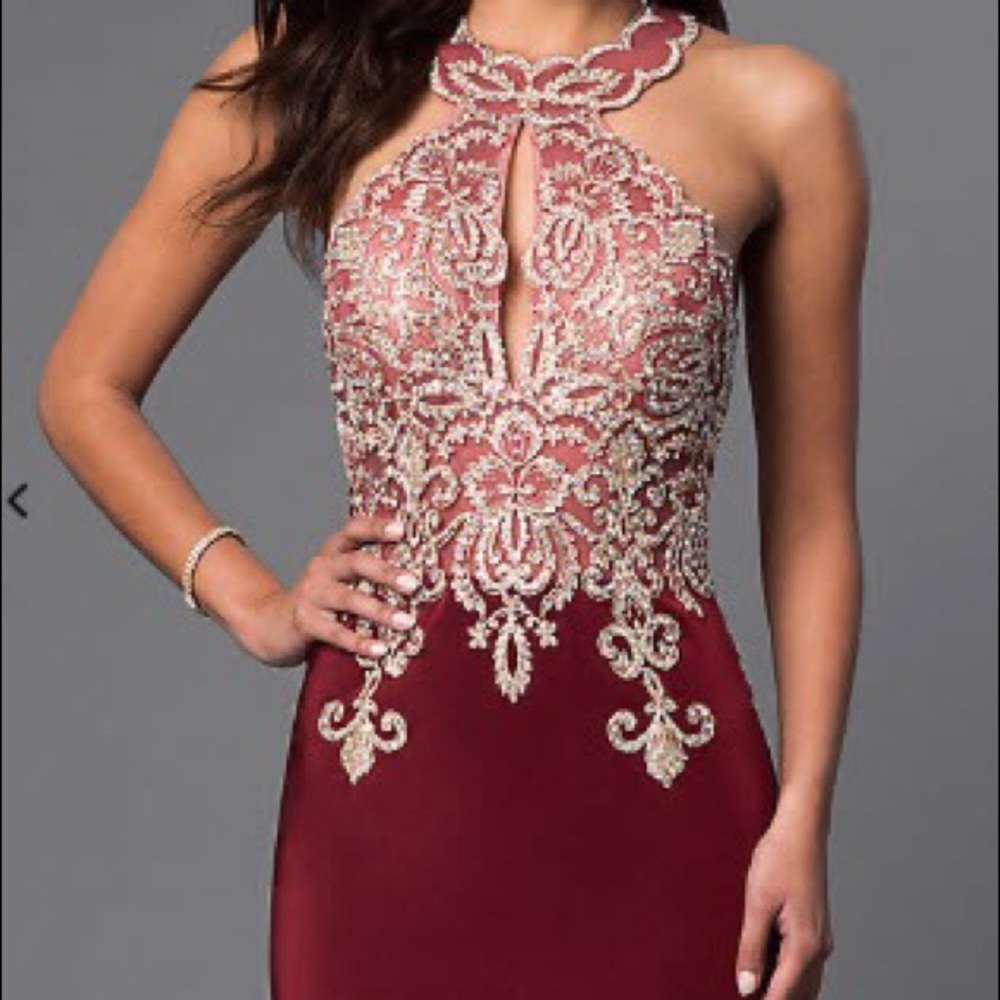 Short Dave and Johnny Prom Dress